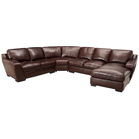 Comfortable Corner Sectional Sofa with Right Side Chaise
